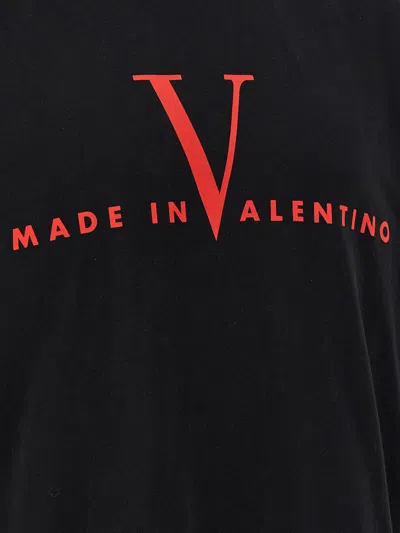 Valentino Crew Neck Short Sleeve T-shirt Design In Multi