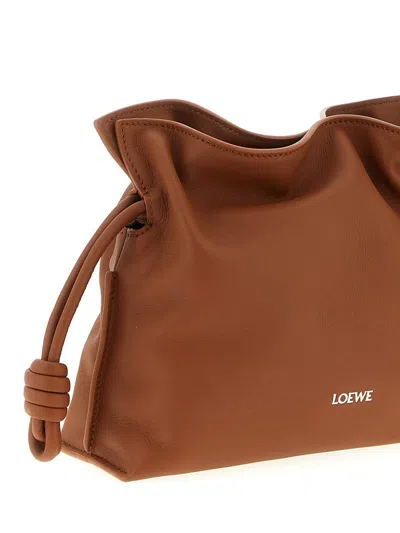 Loewe 'flamenco' Mini Clutch In Brown