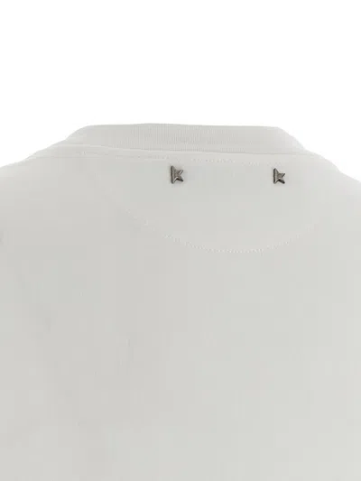 Golden Goose Crystal Crew Neck T-shirt In White