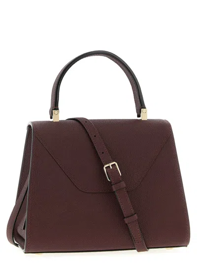 Valextra Iside Mini Handbag In Brown