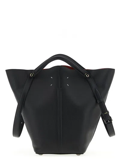 Maison Margiela Dress-age Medium Handbag In Black