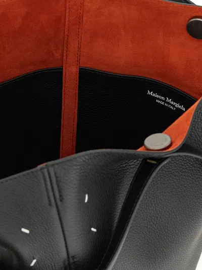 Maison Margiela Dress-age Medium Handbag In Black