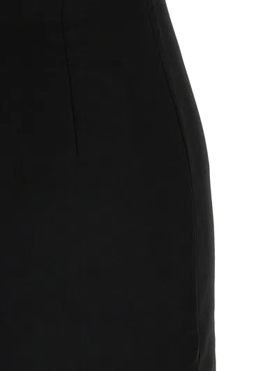 Self-portrait Flower Datail Maxi Dress In Black