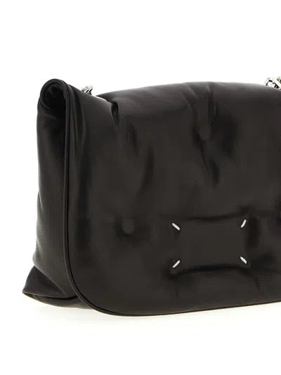 Maison Margiela 'glam Slam Flap' Shoulder Bag In Black