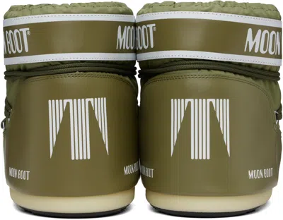 Moon Boot Khaki Icon Low Nylon Boots In Multi