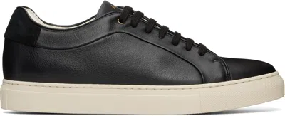 Paul Smith Black Leather Basso Sneakers In Black