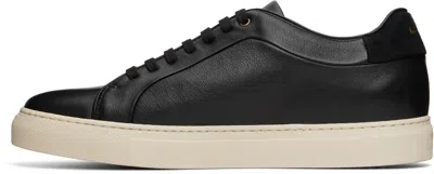 Paul Smith Black Leather Basso Sneakers In Black
