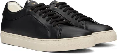 Paul Smith Black Leather Basso Sneakers In Black