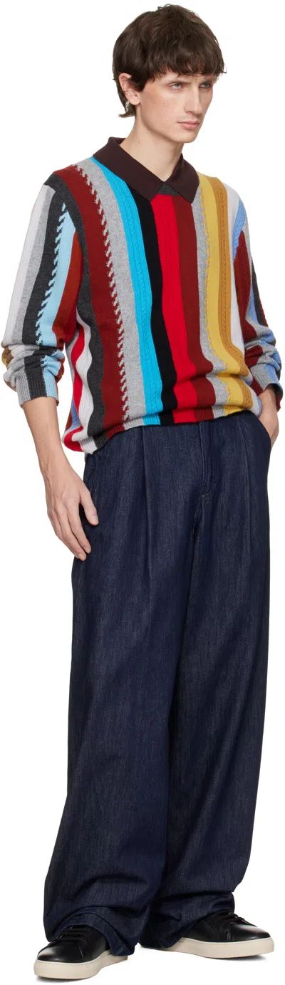 Paul Smith Black Leather Basso Sneakers In Black