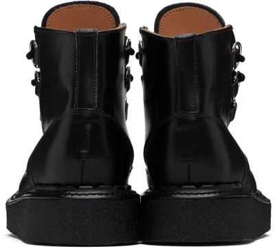 George Cox Black Skipton Boots In Multi