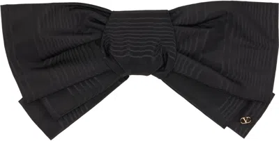 Valentino Bow Brooch In Black