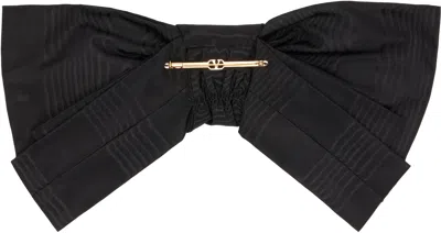 Valentino Bow Brooch In Black