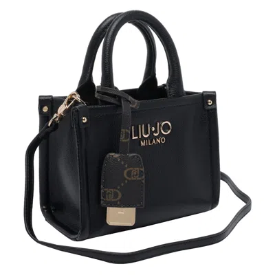 Liu •jo Structured Tote Bag Dual Handles In Black