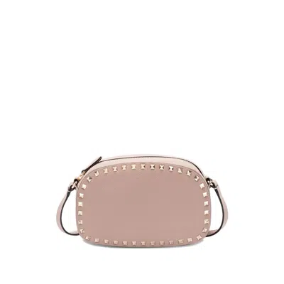 Valentino Garavani Blush Calfskin Bag In Pink