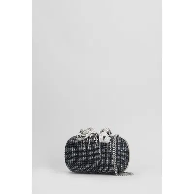 Self-portrait Self Portrait Women Blue Clutch With Shoulder Strap In Blue