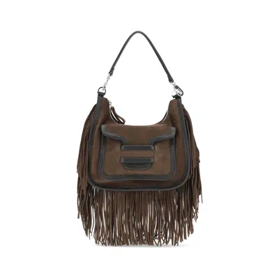 Pierre Hardy Alpha Day Miss Texas Shoulder Bag In Brown