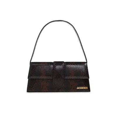 Jacquemus Shoulder Bag Le Bambino Long In Brown