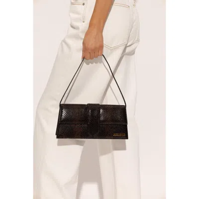 Jacquemus Shoulder Bag Le Bambino Long In Brown