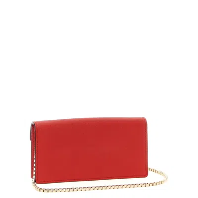 Valextra Iside Clutch In Red