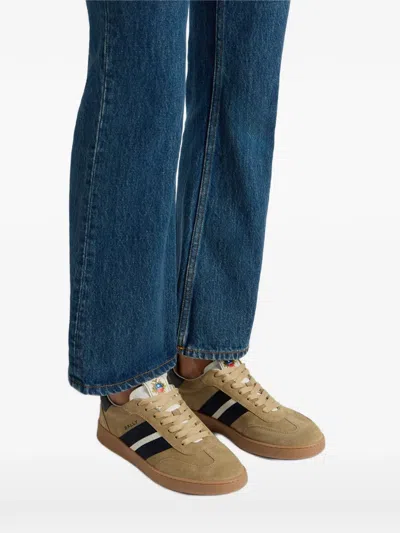 Bally Retro Stripe-detail Sneaker In Brown
