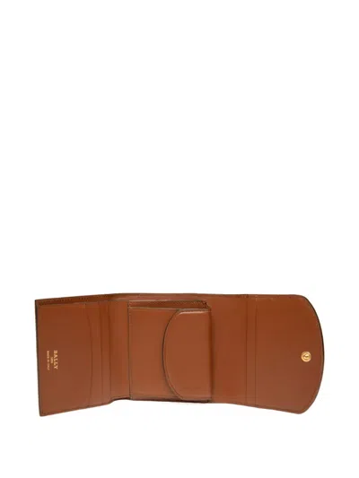 Bally Blessy Monogram-pattern Wallet In Brown
