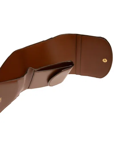 Bally Blessy Monogram-pattern Wallet In Brown