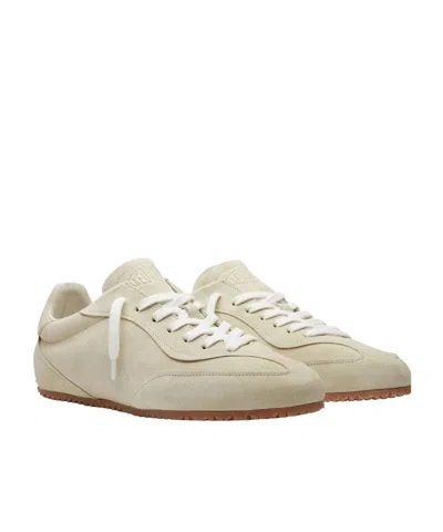 Axel Arigato Daze Runner Beige Sneaker With Logo On The Tongue And Grooved Sole In Suede Man In Neutral