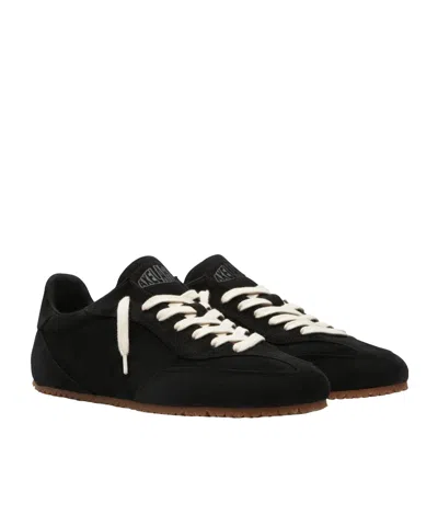Axel Arigato Daze Runner Black Sneaker With Logo On The Tongue And Grooved Sole In Suede Man In Black