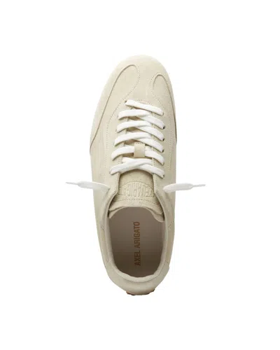Axel Arigato Daze Runner Beige Sneaker With Logo On The Tongue And Grooved Sole In Suede Man In Neutral