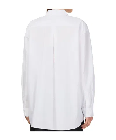 Totême Lapel Long-sleeved Shirt In White