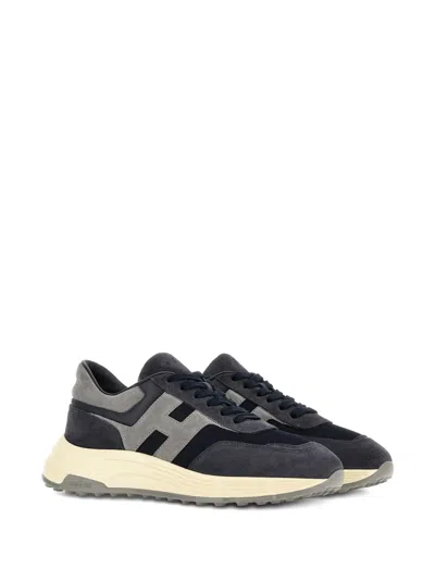 Hogan Hyperlight Leather Sneakers In Multi