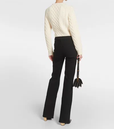 Nili Lotan Flared Jeans In Black