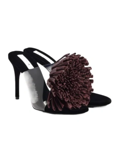 Alaïa Stiletto Heel Asymmetrical Open Toe Sandal In Black