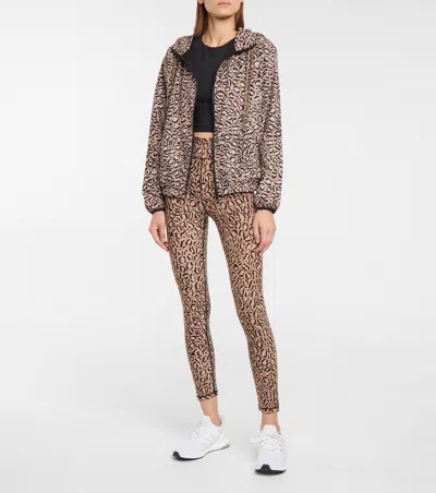 The Upside Drawstring Hooded Casual Jacket In Black