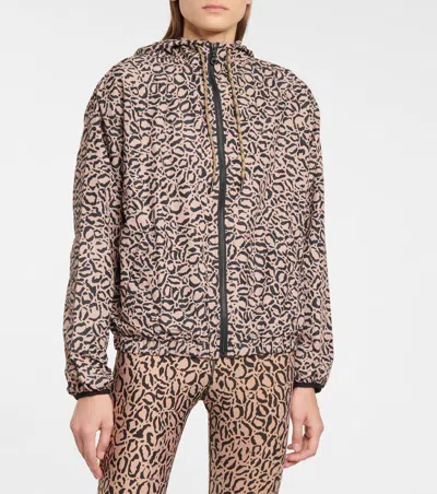 The Upside Drawstring Hooded Casual Jacket In Black