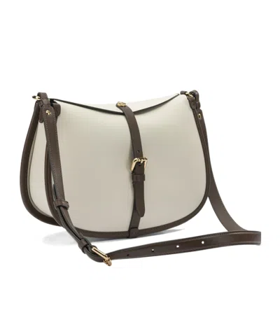 Etro Pony Buckled Crossbody Bag In White