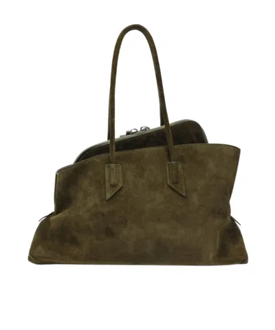 Attico La Passeggiata Medium Shoulder Bag In Green