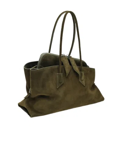 Attico La Passeggiata Medium Shoulder Bag In Green