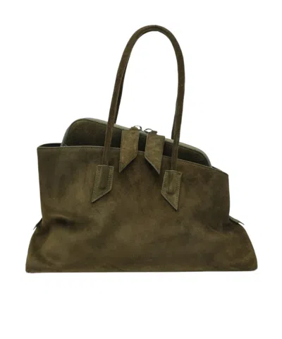 Attico La Passeggiata Medium Shoulder Bag In Green