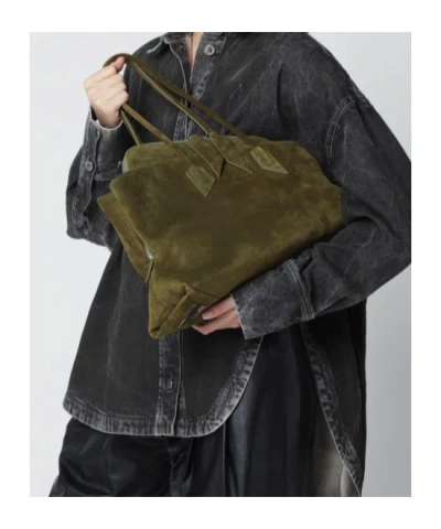 Attico La Passeggiata Medium Shoulder Bag In Green