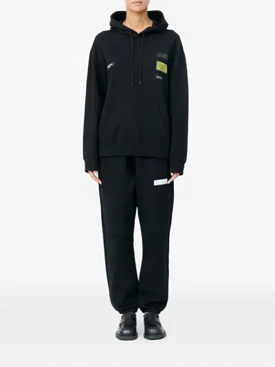 Mm6 Maison Margiela Hoodie Mit Patch In Black