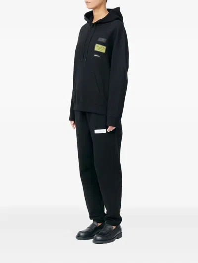 Mm6 Maison Margiela Hoodie Mit Patch In Black