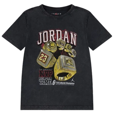 Jordan Boys Preschool   6 Rings Ss T-shirt In Black