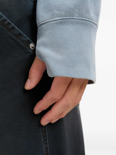 Marni Sweatshirt Mit Brusttasche In Blue