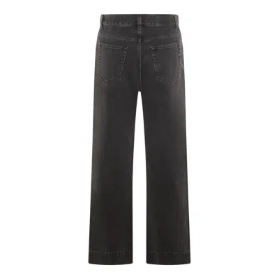 Chloé Straight Leg Five-pocket Trousers With Belt Loops In Black