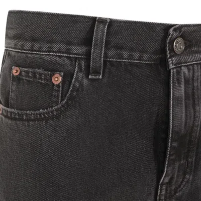 Chloé Straight Leg Five-pocket Trousers With Belt Loops In Black