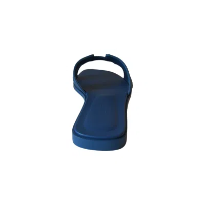 Pre-owned Hermes Oran Sandals Blue