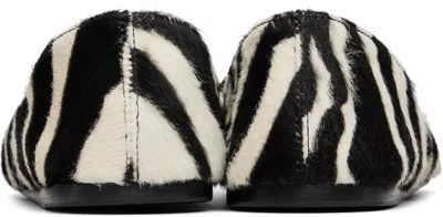 Khaite Jane Zebra-print Calf Hair Ballet Flats In Multi