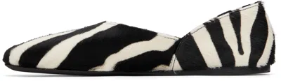 Khaite Jane Zebra-print Calf Hair Ballet Flats In Multi