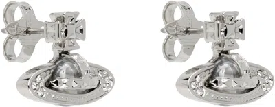 Vivienne Westwood Pina Bas Relief Earrings In Silver